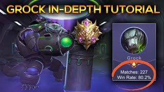 GROCK INDEPTH TUTORIAL  GOSU PAULO  MOBILE LEGENDS [upl. by Admama]