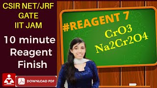 Chromium reagentCrO3Na2Cr2O4Oxidizing ReagentCSIR NET ORGANIC REAGENTCSIRNET ORGANIC REAGENT [upl. by Walczak]