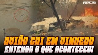 Urgente AVIÃO com 62 a bordo CAI no interior de São Paulo [upl. by Honniball]