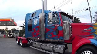 Optimus Prime camion transformers chileno [upl. by Ainahpets]