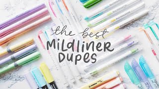 i tested the best mildliner dupes so you dont have to 🌸 the ultimate pastel highlighter comparison [upl. by Ajnotal238]