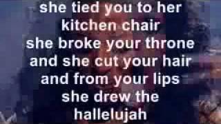 Alexandra Burke Hallelujah With Lyrics YouTube [upl. by Anaerol695]