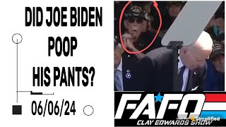 FACT CHECK DID JOE BIDEN POOP HIS PANTS AT DDAY MEMORIAL 060624 [upl. by Blake]