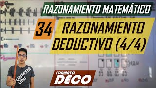 RAZONAMIENTO DEDUCTIVO 44  RAZONAMIENTO MATEMÁTICO  Problemas resueltos [upl. by Trilbee]