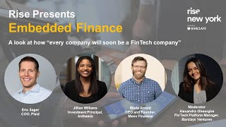 Rise Presents Embedded Finance [upl. by Ginsburg]