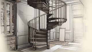 Spiral staircase headroom for a loft conversion [upl. by Malloch]