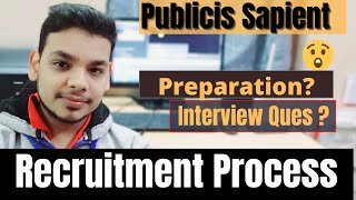 Publicis Sapient Recruitment Process  Online Coding Test  Technical Interview [upl. by Sirod]