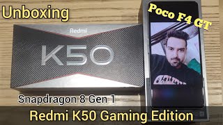 Redmi K50 Gaming Edition Unboxing Poco F4 GT Snapdragon 8 Gen 1 [upl. by Letniuq]