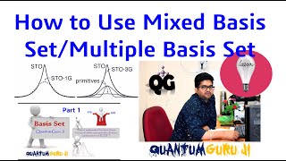 How to Use Mixed Basis Set in DFT Calculation and How to Freeze Atoms Gaurav Jhaa [upl. by Sherrie]