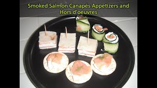 Easy Smoked Salmon Canapés Appetizers and Hors DOeuvres  How to Make [upl. by Nawram101]