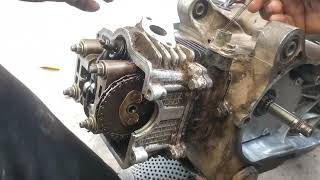 TVS streak scooty Pep full engine repairing full [upl. by Neelcaj585]