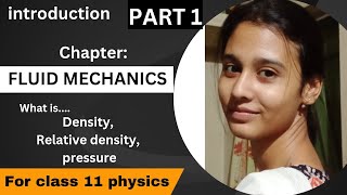 Fluid Mechanics class 11 physics  introduction part 01 in BENGALI [upl. by Ahsinrev343]