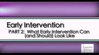 Early Intervention A Routinesbased Approach  Part 2 What Intervention Canand ShouldLook Like [upl. by Egdamlat]