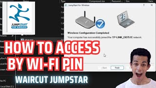 Jumpstart  waircut How to Access WiFi Using a PIN Router without wreless password [upl. by Bovill869]