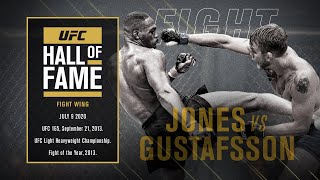 UFC Hall of Fame Jones vs Gustafsson I  Fight Wing [upl. by Lipsey]