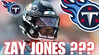 TITANS SIGNING ZAY JONES FORMER JAGUARS WR [upl. by Ecilahc132]