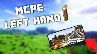 Left hand torch in MINECRAFT PE 120 working mod  mcpe left hand addon mcpe [upl. by Morganica618]