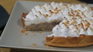 Tarta de crema de arándanos y merengue italiano  receta fácil paso a paso [upl. by Queenie176]