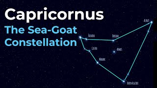 How to Find Capricornus the Sea Goat Constellation of the Zodiac [upl. by Elyod631]