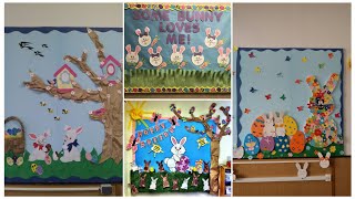 Easter bulletin board ideas  ATTRACTIVE DECOR [upl. by Nauqahs]