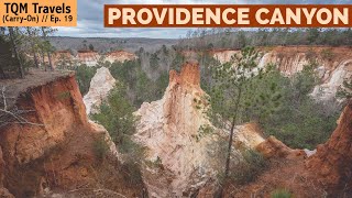 Hiking all of the trails in PROVIDENCE CANYON State Park [upl. by Perr]