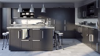 TUTORIAL Modelling Kitchens with RailClone in 3ds Max advanced [upl. by Anowahs]