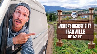 Van Life in Americas Highest City training for the Leadville 100 [upl. by Akeihsat111]