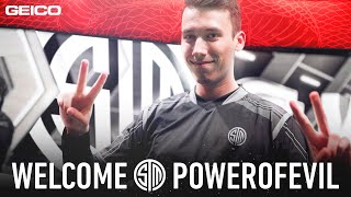 PowerOfEvil Joins TSM  Official TSM PoE Mid Laner Announcement [upl. by Rosenwald]