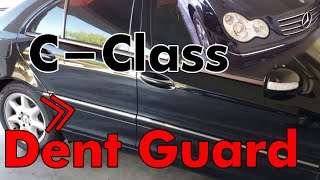 Mercedes Benz CClass Door Dent Guard Remove amp Replace Chrome Trim Piece  W203 C320 [upl. by Weylin]