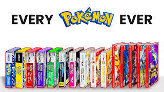 Unboxing Every Pokémon Ever 19982024 [upl. by Treblih]