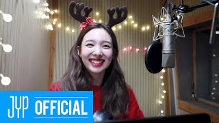 NAYEON Tell me Santa Tell Me cover behind [upl. by Yoo]