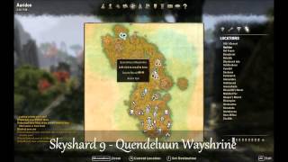 ESO Skyshard Locations Auridon [upl. by Heisser]