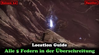 Alle Federn in Die Überschreitung Standorte  Saison 24 Episode Echos Destiny 2 Final Shape [upl. by Burrton]