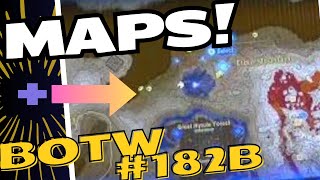 BotW182b Map Of Journey To Skull Lake Gut Check Rock Thyphlo Ruins [upl. by Noswad]