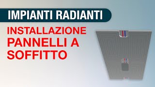 Come installare i pannelli radianti in cartongesso a controsoffitto [upl. by Arand]