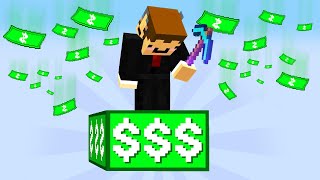 Minecraft One MILLIONAIRE Block MOVIE [upl. by Traweek]