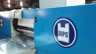 GARBAGE BAG ON ROLL MACHINE FLAT BAG MAKING MACHINERY [upl. by Corenda]