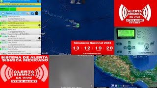 📢🔴ALERTA SÍSMICA EN VIVO🔴📢🔴SISTEMA ALERTA TEMPRANA 24 HRS🔴🌋POPOCATÉPETL🌋 [upl. by Eppes]