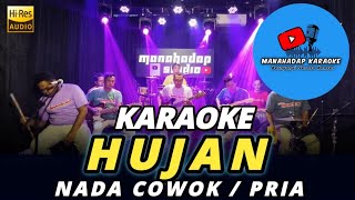 HUJAN Erie susan KARAOKE NADA PRIA  COWOK [upl. by Andee]