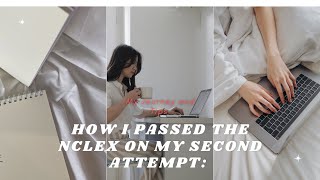 How I Passed the NCLEX on My Second Attempt My Journey and Tips [upl. by Peppie]