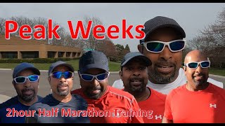 2hr half marathon training Peak weeks of training [upl. by Netsuj]