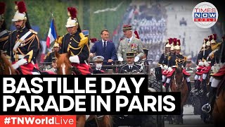 Bastille Day parade in Paris Macron First After Snap Elections Backfired [upl. by Eneirda]