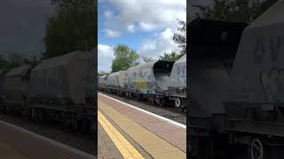 59201  59204 on 6C31 Theale Hanson Aggregates to Whatley Quarry through Bedwyn  110924 [upl. by Schenck294]