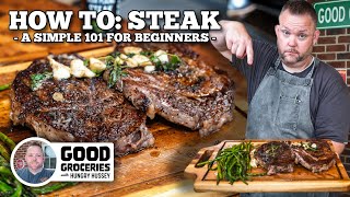 A Simple Steak Recipe for Beginners  Blackstone Griddles [upl. by Ayyn]