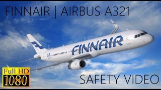 Finnair  Safety Video  Airbus A321 2017 [upl. by Eintirb]