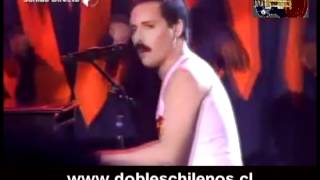 Freddie mercury dobles chilenos [upl. by Atiekal]