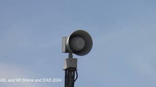 Federal signal 2001SRN Beloit WI Rock co monthly siren test [upl. by Ased]