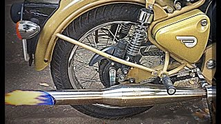 Things you should know about Red rooster silencer  Royal enfield exhaust Review  Desert storm [upl. by Darleen]