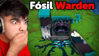 Exploré el Fósil del Warden en Minecraft que es Real [upl. by Uase]