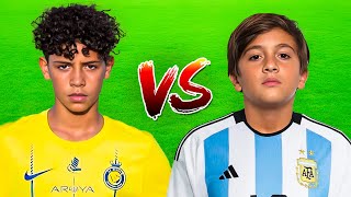 Ronaldo Jr vs Thiago Messi Ultimate Goat Battle [upl. by Cynth]